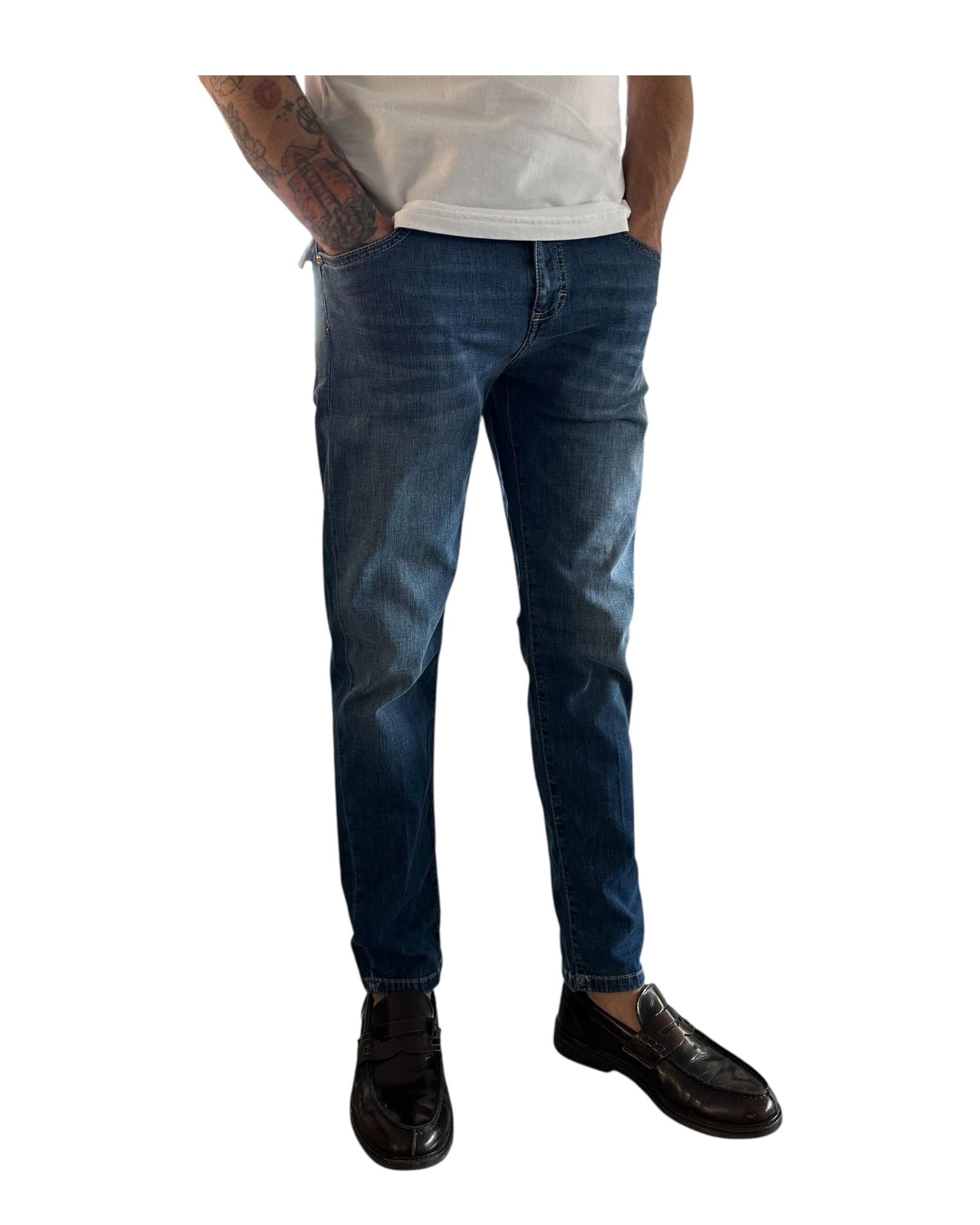 Jeans Rocco lyocell Denim scuro ROCCO D118 A947 752 CAMOUFLAGE 