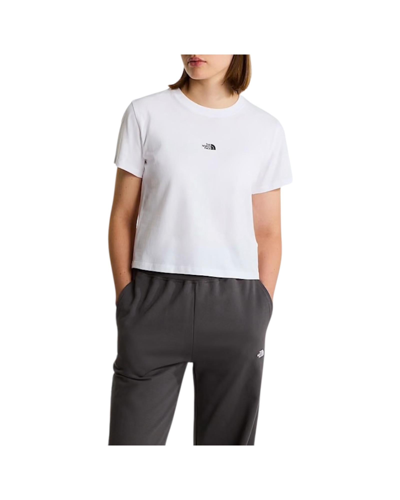 T-shirt Essential regular cutie White W ESS REGULAR SS CUTIE WHITE THE NORTH FACE 