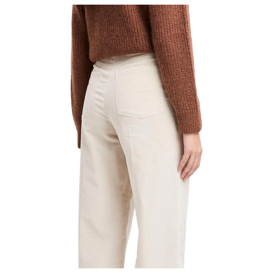 Pantalone in velluto Panna SUSINA 001 MARELLA 