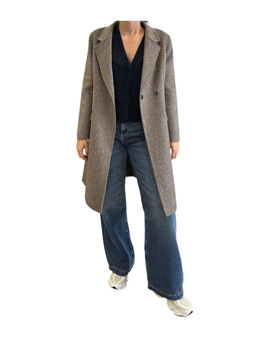 Cappotto Fango melange TF0073 FANGO MELANGE VICOLO 