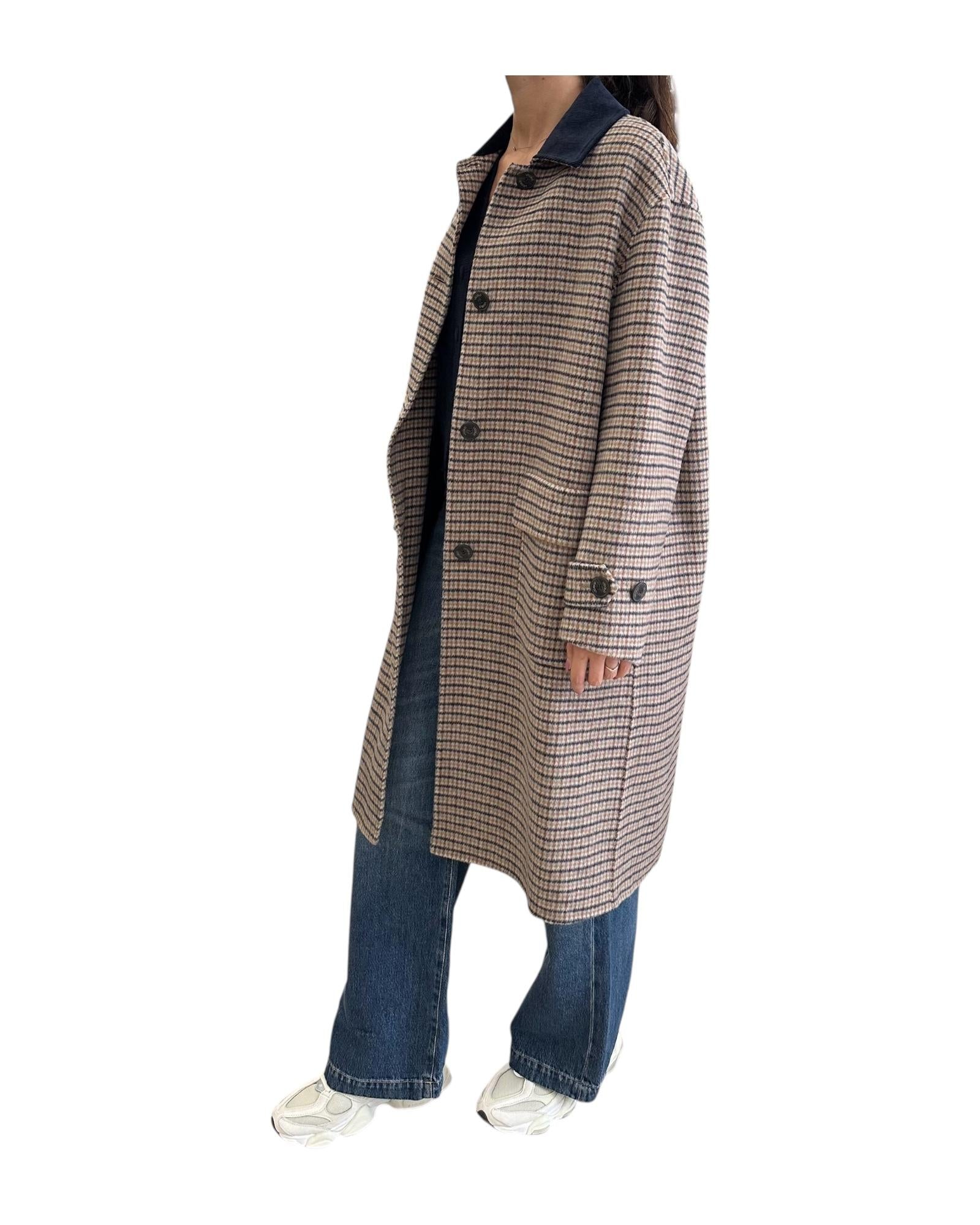 Cappotto Over Moro TF0017 MORO VICOLO 