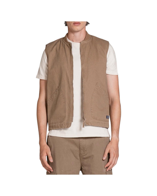 Gilet in canvas Kaki TERRY CNV224 IMPURE 