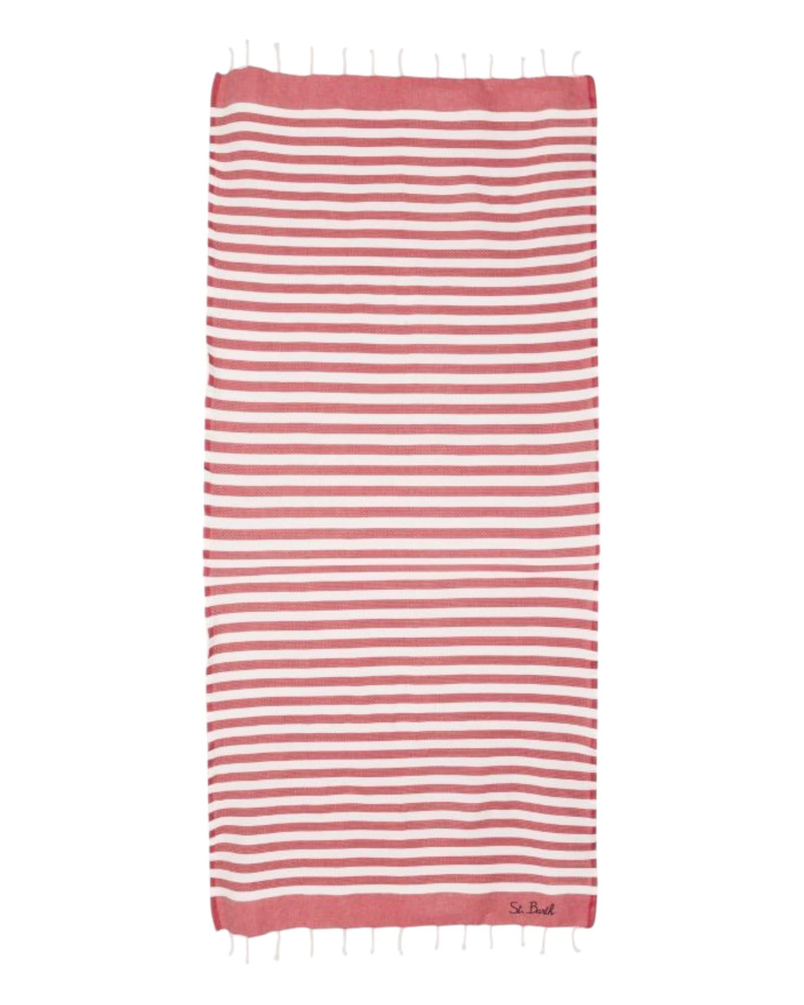 Fouta classico a nido d'ape con righe FOUT012 02011H MC2 SAINT BARTH 