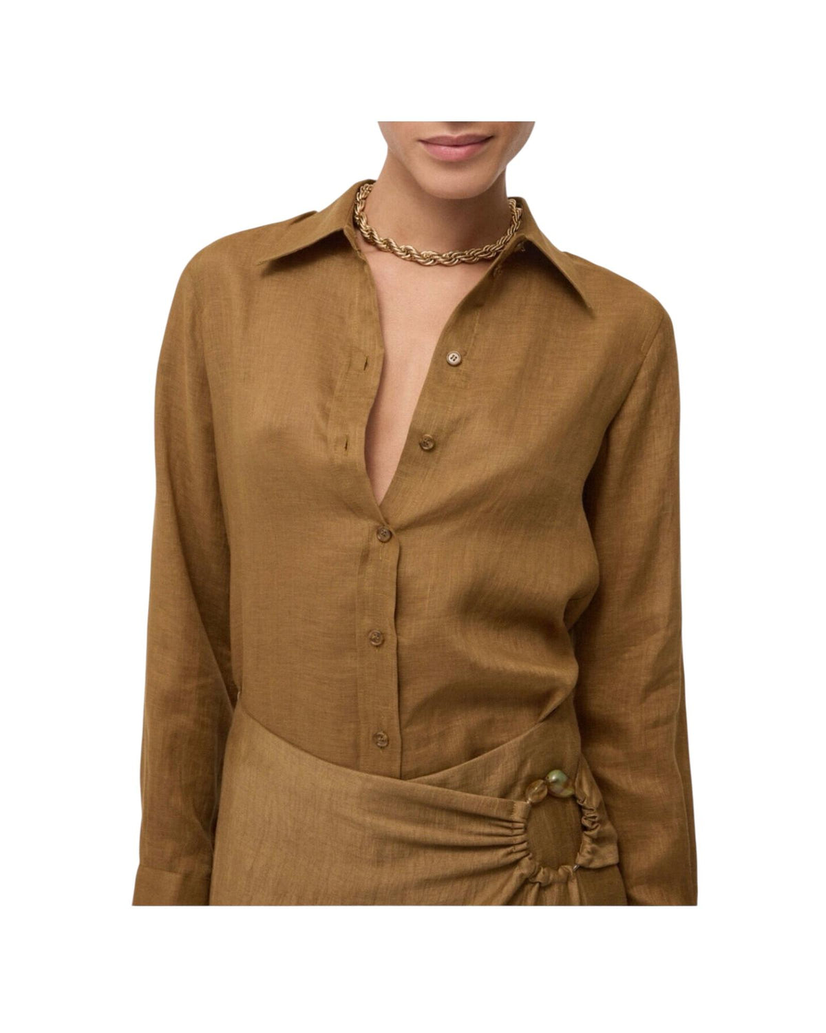Camicia in lino Rhum MSM DC5272 RHUM OTTOD'AME 
