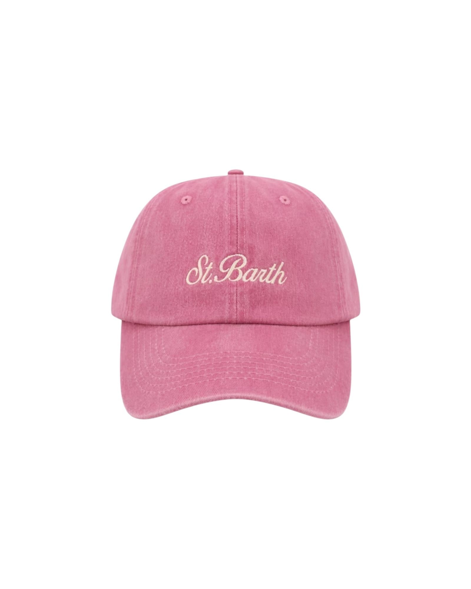 Cappellino Davis con ricamo Saint Barth Rosa DAS0004 02767L MC2 SAINT BARTH 