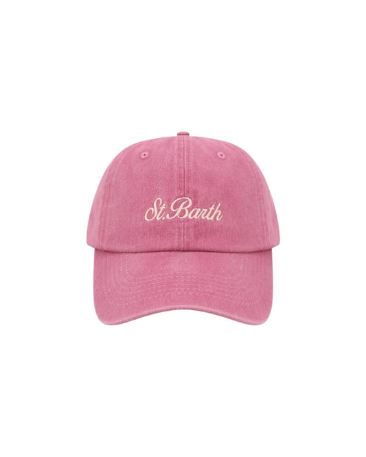 Cappellino Davis con ricamo Saint Barth Rosa DAS0004 02767L MC2 SAINT BARTH 