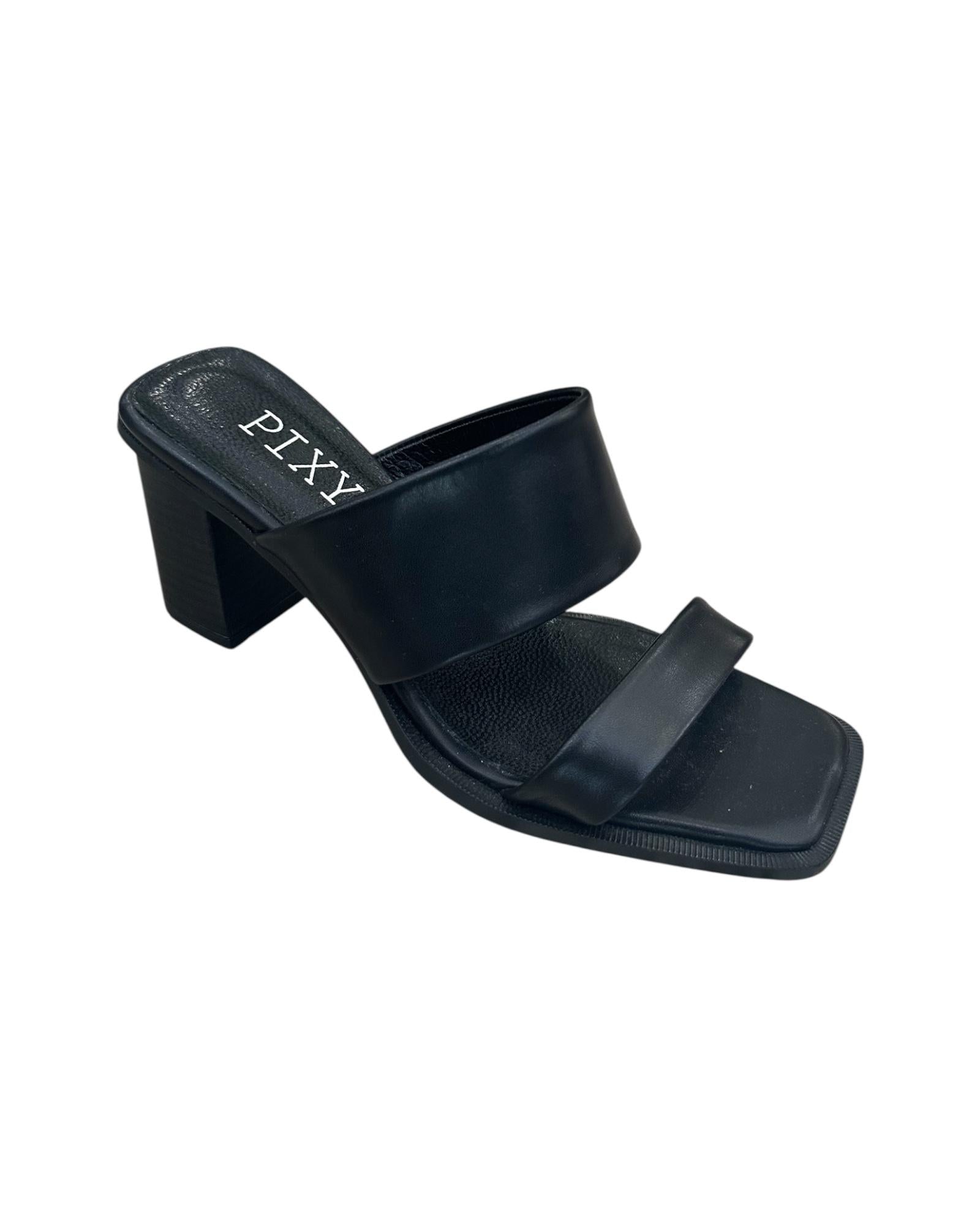 Sandalo con tacco Nero 8047 BLACK PIXY 