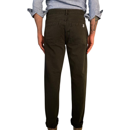 Pantalone Wembley Bull Misto Lino Arm 030 WEMBLEY BULL MISTO LINO ARMY MODFITTERS 