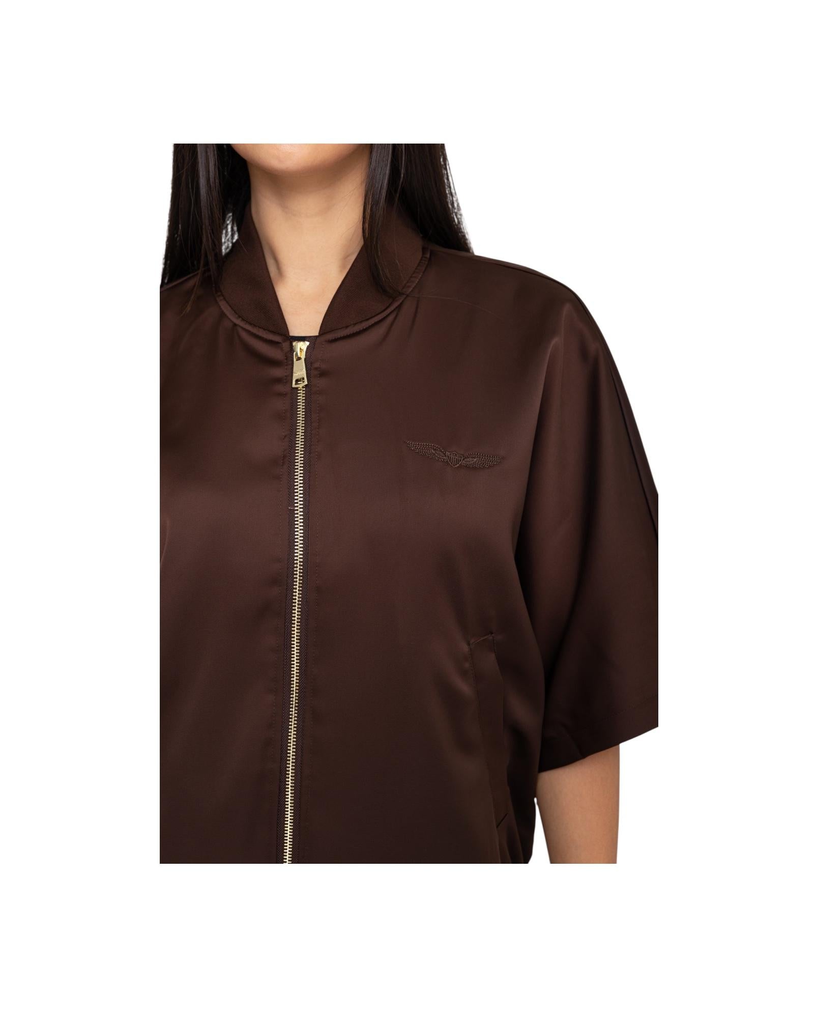 Bomber manica 3/4 Brown BWHILLCRB6 BROWN BOMBERS ORIGINAL 