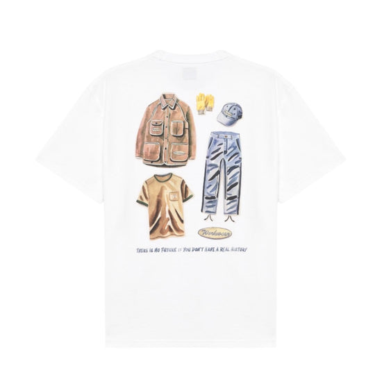 T-shirt in jersey con stampa tools RRW017CR380569 C0069 ROY ROGER'S 