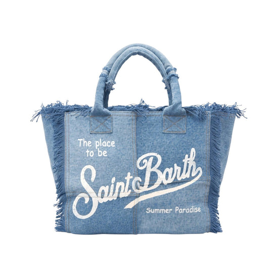 Borsa Vanity denim Patchwork VANI001 00402L MC2 SAINT BARTH 