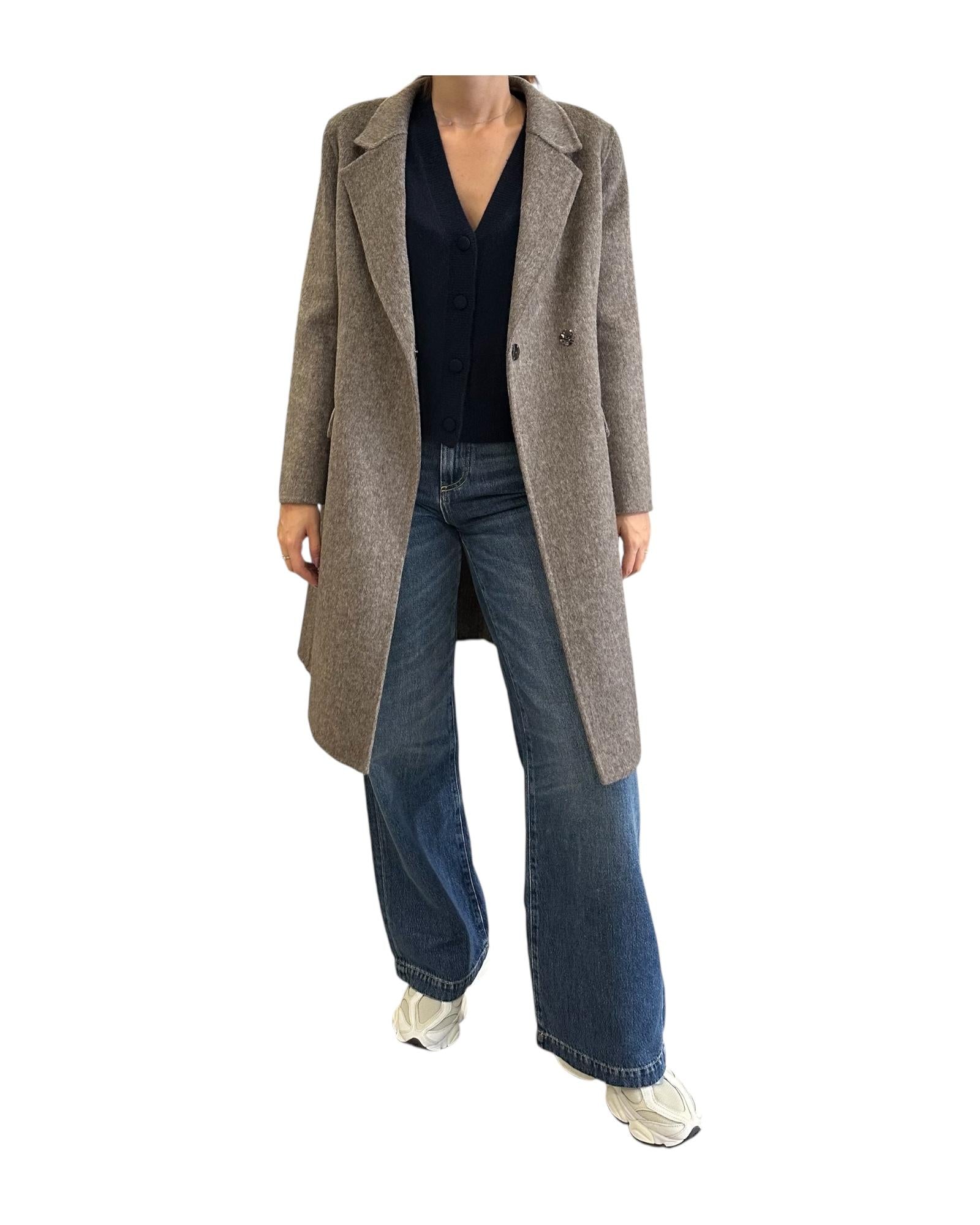 Cappotto Fango melange TF0073 FANGO MELANGE VICOLO 