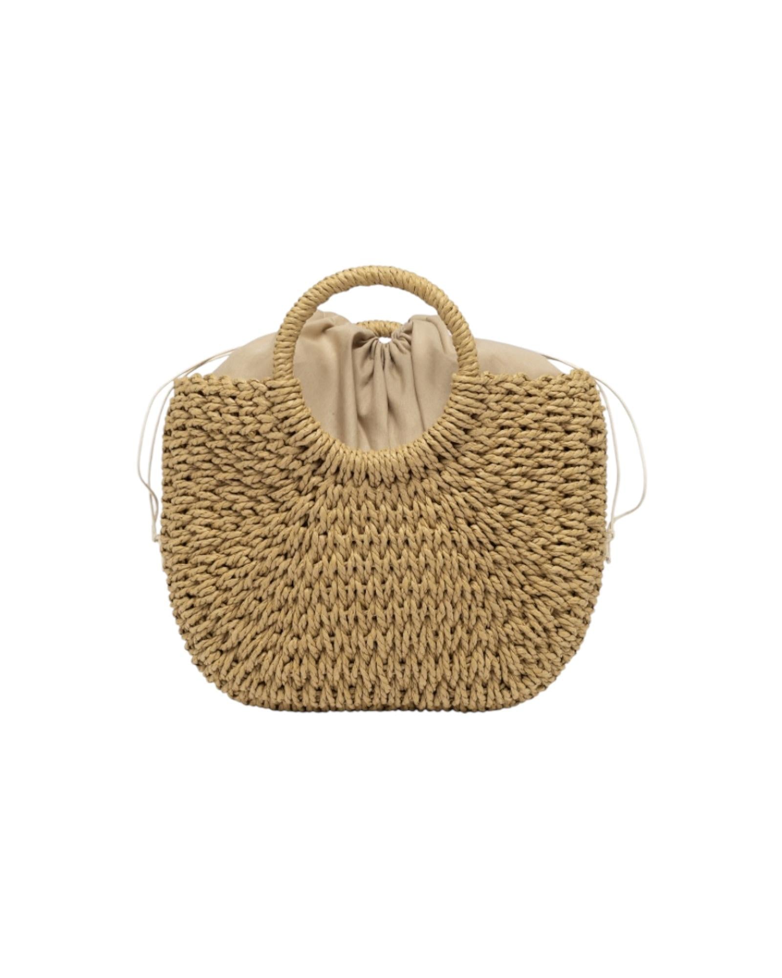 Borsa in carta intrecciata Natural RND90344CS52XXXX C0089 ROY ROGER'S 