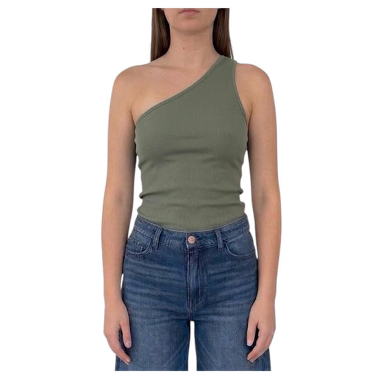 Top Monospalla Militare BLOSSOM MILITARE CHS 