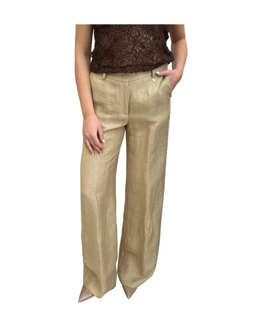Pantalone in lino Iuta W39S0248 IUTA SOUVENIR 