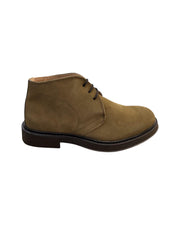 Stivaletto uomo in camoscio Fango
