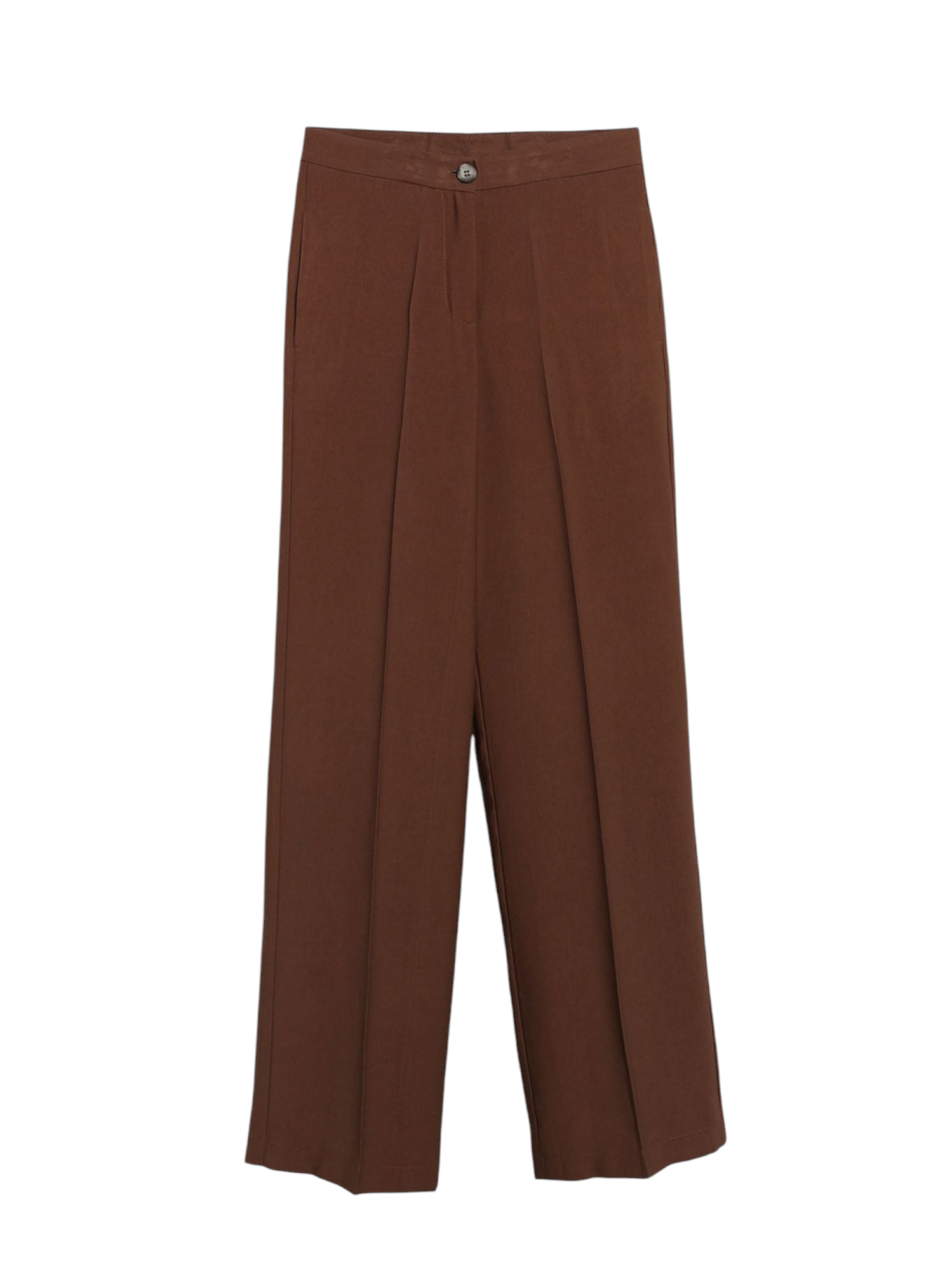 Pantalone palazzo in viscosa, cuoio. TD0074 CUOIO VICOLO 