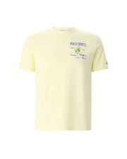 T-shirt Gialla con ricamo Hugo Spritz