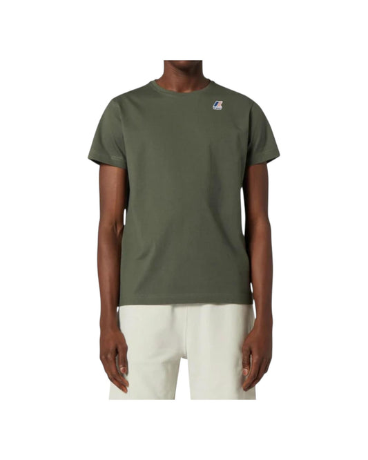 T-shirt Le Vrai Edouard, green blackish. K007JE0 WMR K-WAY 