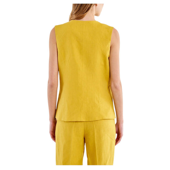 Gilet in lino Mimosa TAB1582 MIMOSA VICOLO 