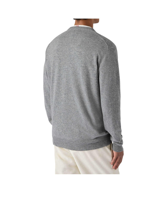 Maglione girocollo con ricamo Mi me faccio i cassi miei! HER0024 03394I MC2 SAINT BARTH 