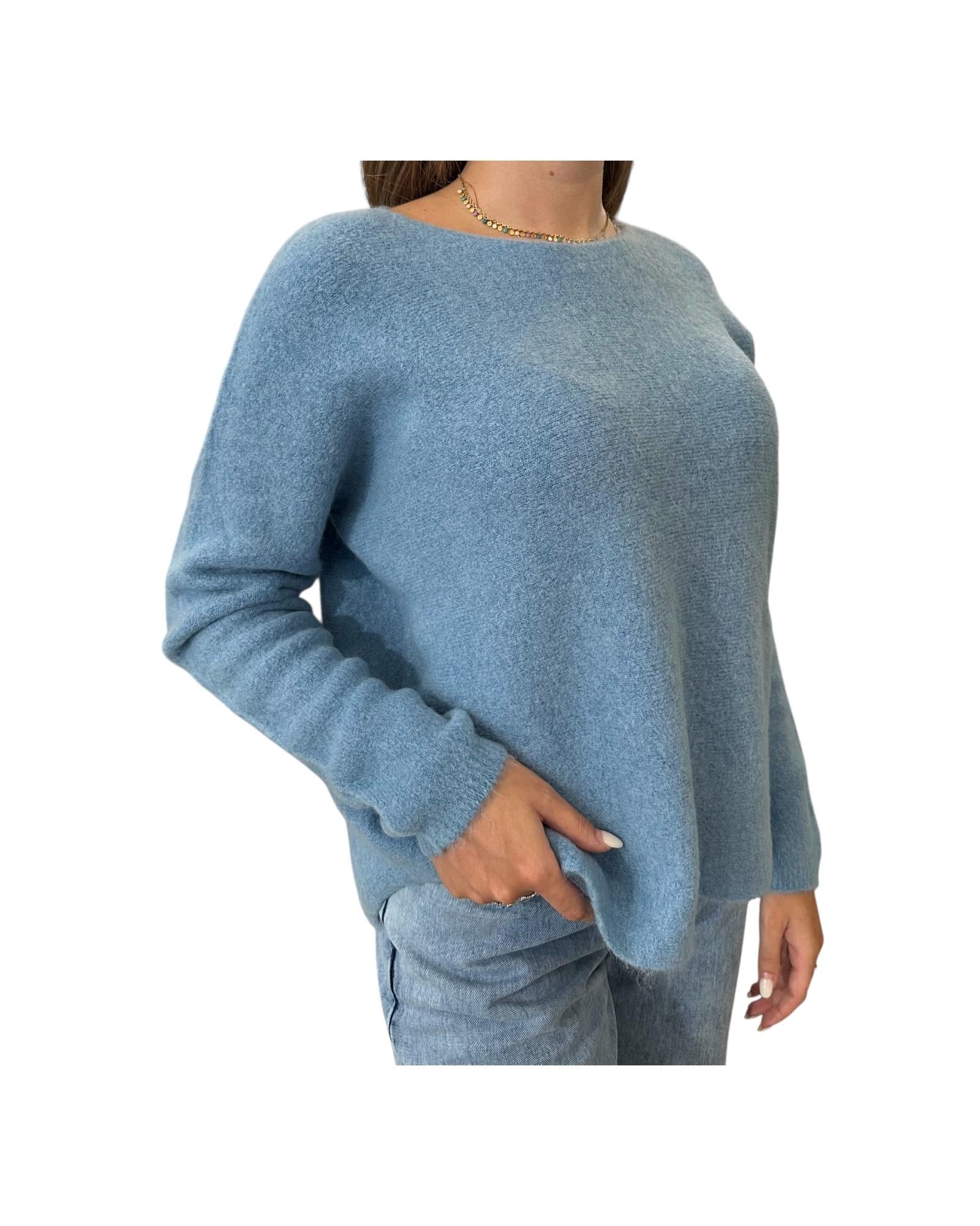 Maglione girocollo Acqua marina M61 827 20 Floor 