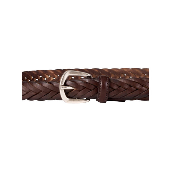 Cintura in pelle intrecciata Moro ART TRECCIA 025 MORO AlBERTO LUTI 