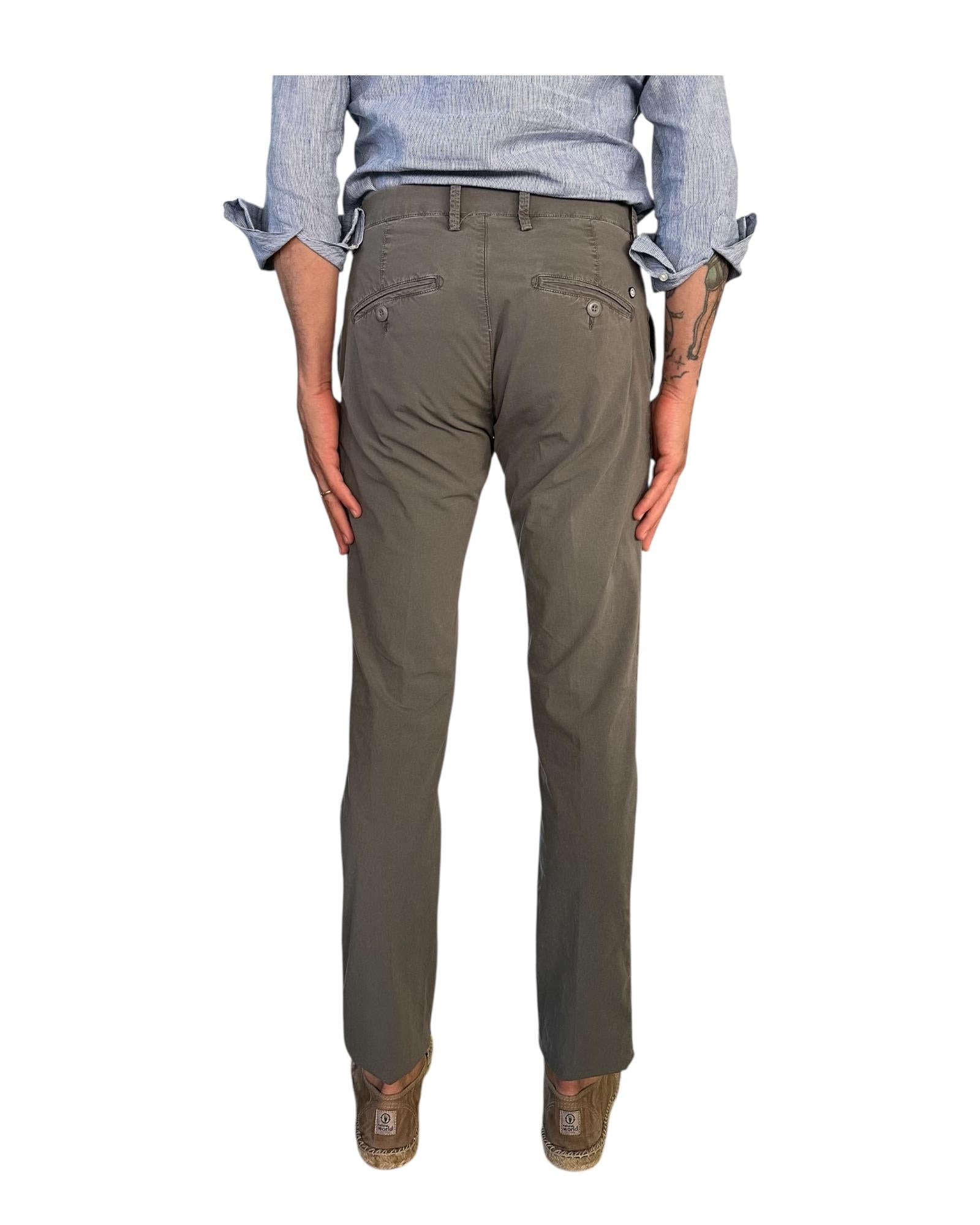 Pantalone Soho Popeline Mid grey 002 SOHO POPELINE MID GREY MODFITTERS