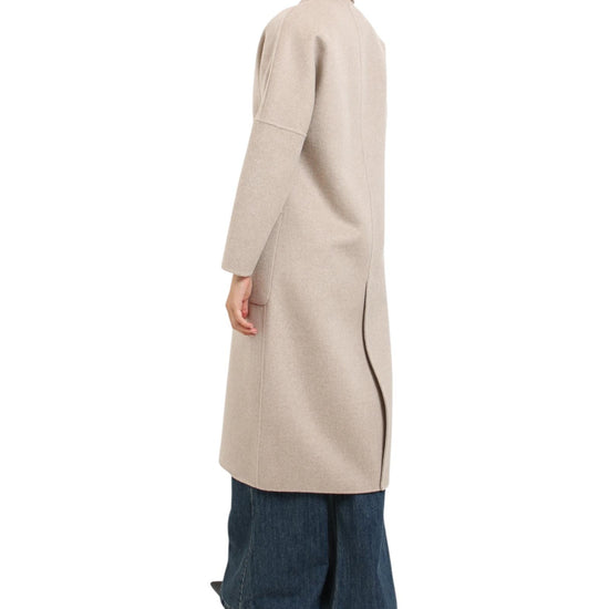 Cappotto Doppiopetto misto lana Tortora melange TF0001 TORTORA MELANGE VICOLO 