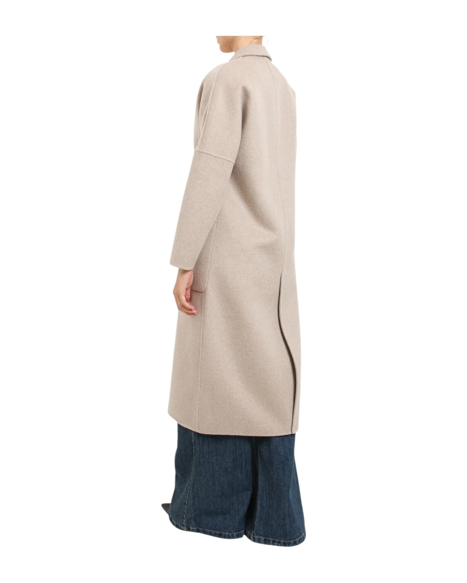 Cappotto Doppiopetto misto lana Tortora melange TF0001 TORTORA MELANGE VICOLO 