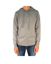 Maglione con cappuccio in lambswool Grigio