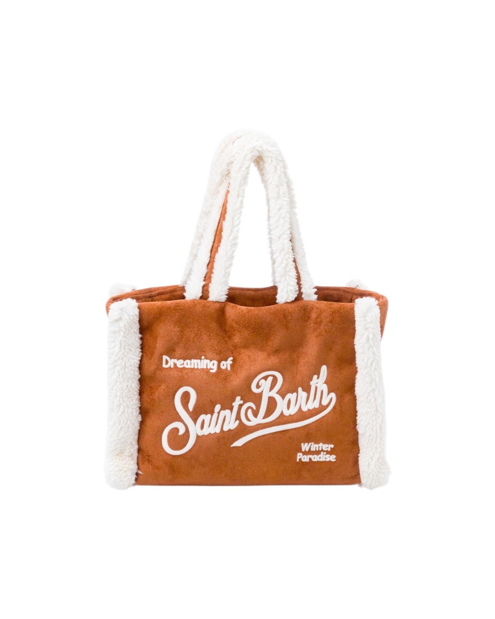 Borsa Colette shearling Marrone COL0031 00486I MC2 SAINT BARTH
