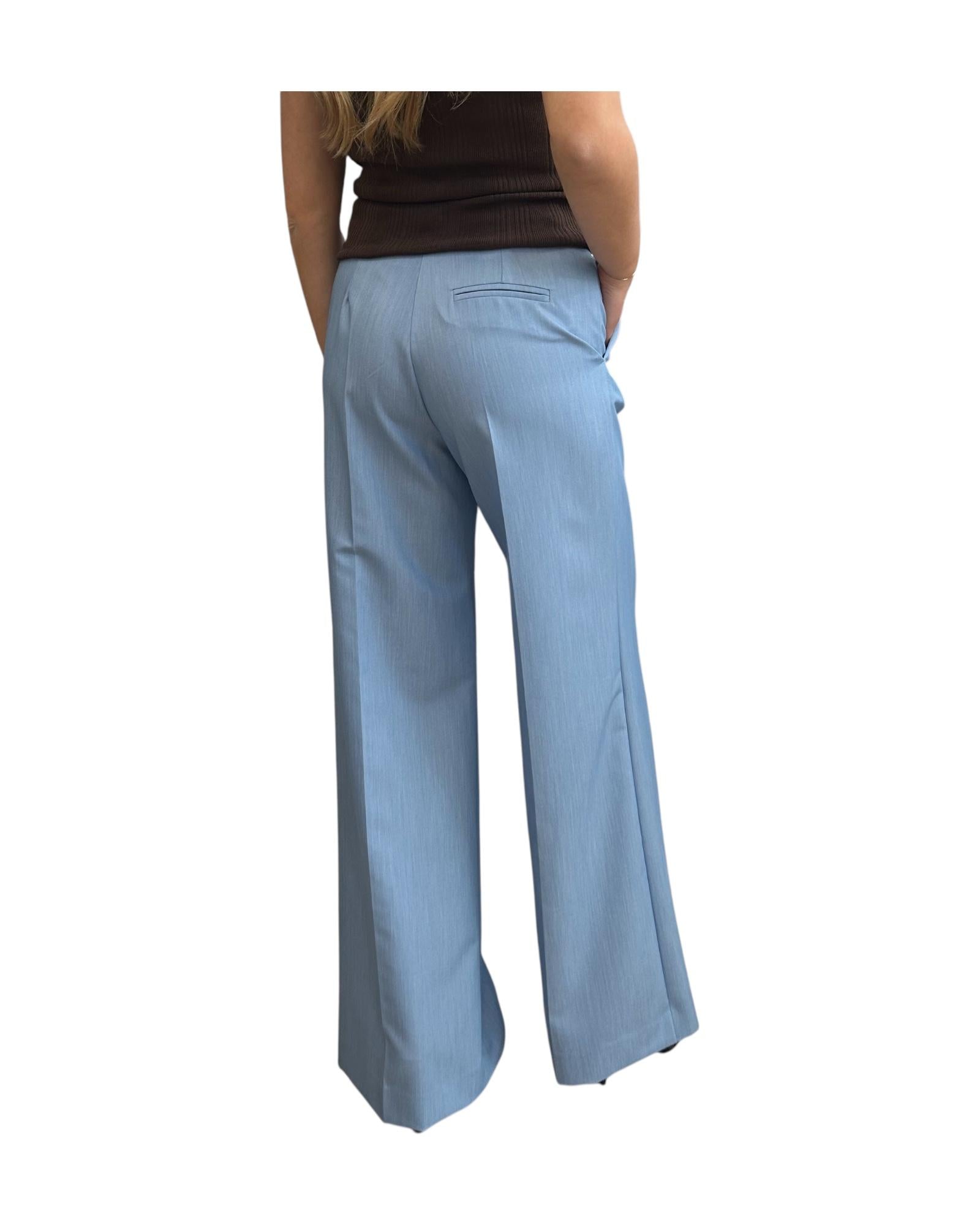 Pantalone Palazzo Azzurro PCB Q063 AZZURRO HAVEONE 