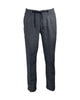 Pantalone misto lino Blue Navy