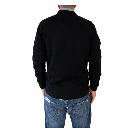 Maglione girocollo con ricamo A capodanno siamo dai Furstengerg HER0024 03381I MC2 SAINT BARTH 