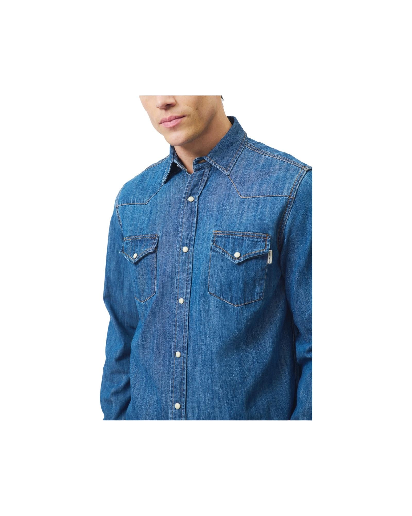 Camicia Martin Cobalt stone RRU400CG343161 C0999 ROY ROGER'S 
