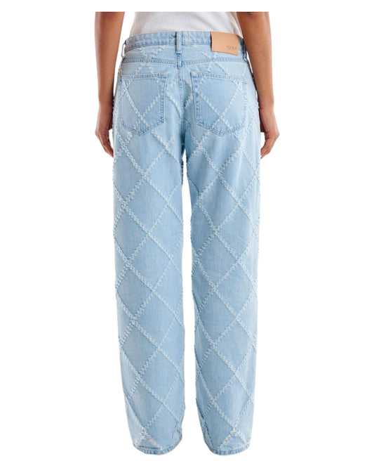 Jeans Alex fantasia rombi DD5023 DENIM CHIARO VICOLO 