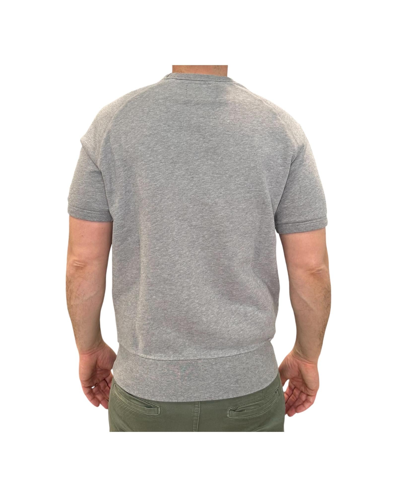Felpa uomo Bar Harbour Grey melange. 4008 GREY MELANGE BL'KER