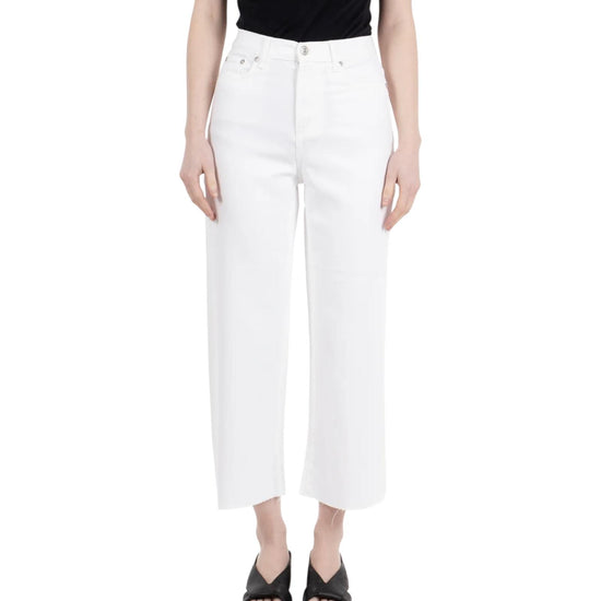 Jeans Rita Cropped Old reverse Optic white RND043P4352716 C0014 ROY ROGER'S 
