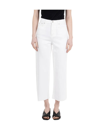 Jeans Rita Cropped Old reverse Optic white RND043P4352716 C0014 ROY ROGER'S 
