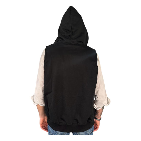 Gilet con cappuccio nero 503 NERO RE.VI.VAL 