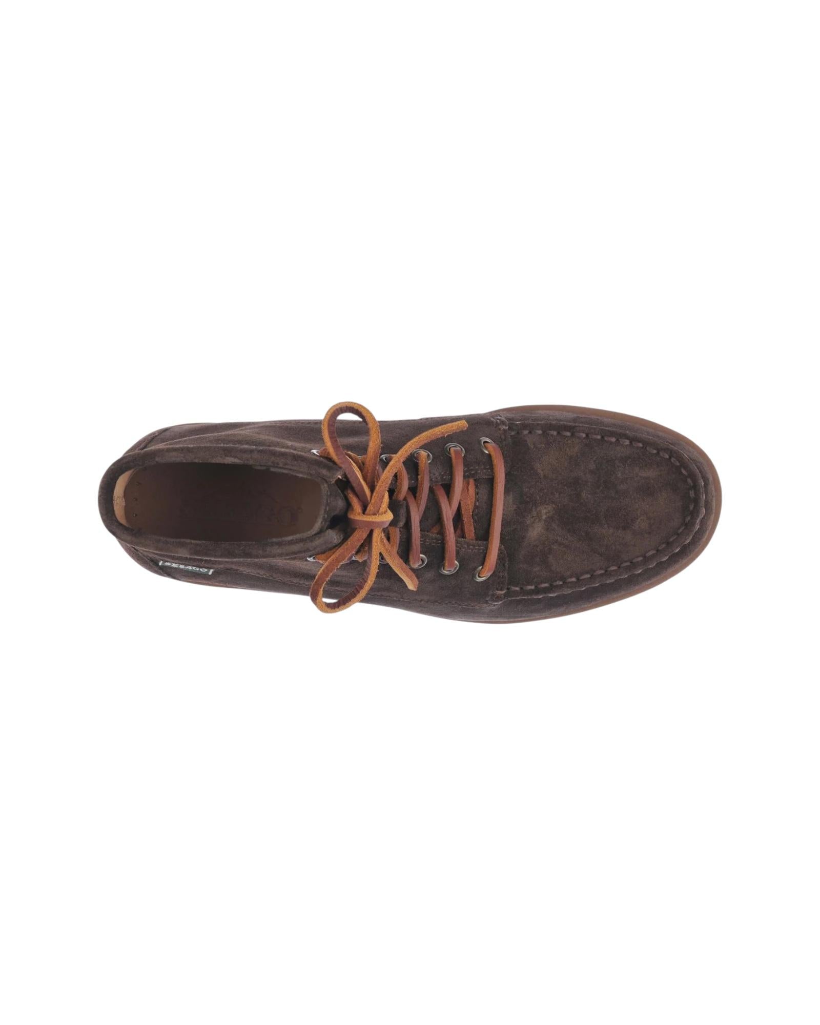 Mocassino Tala Mid Suede Dark brown Uomo 76111SW 901 Sebago 