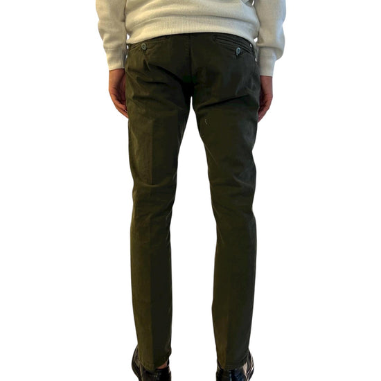 Pantalone Soho Gabardina Army 052 SOHO GABARDINA ARMY MODFITTERS 