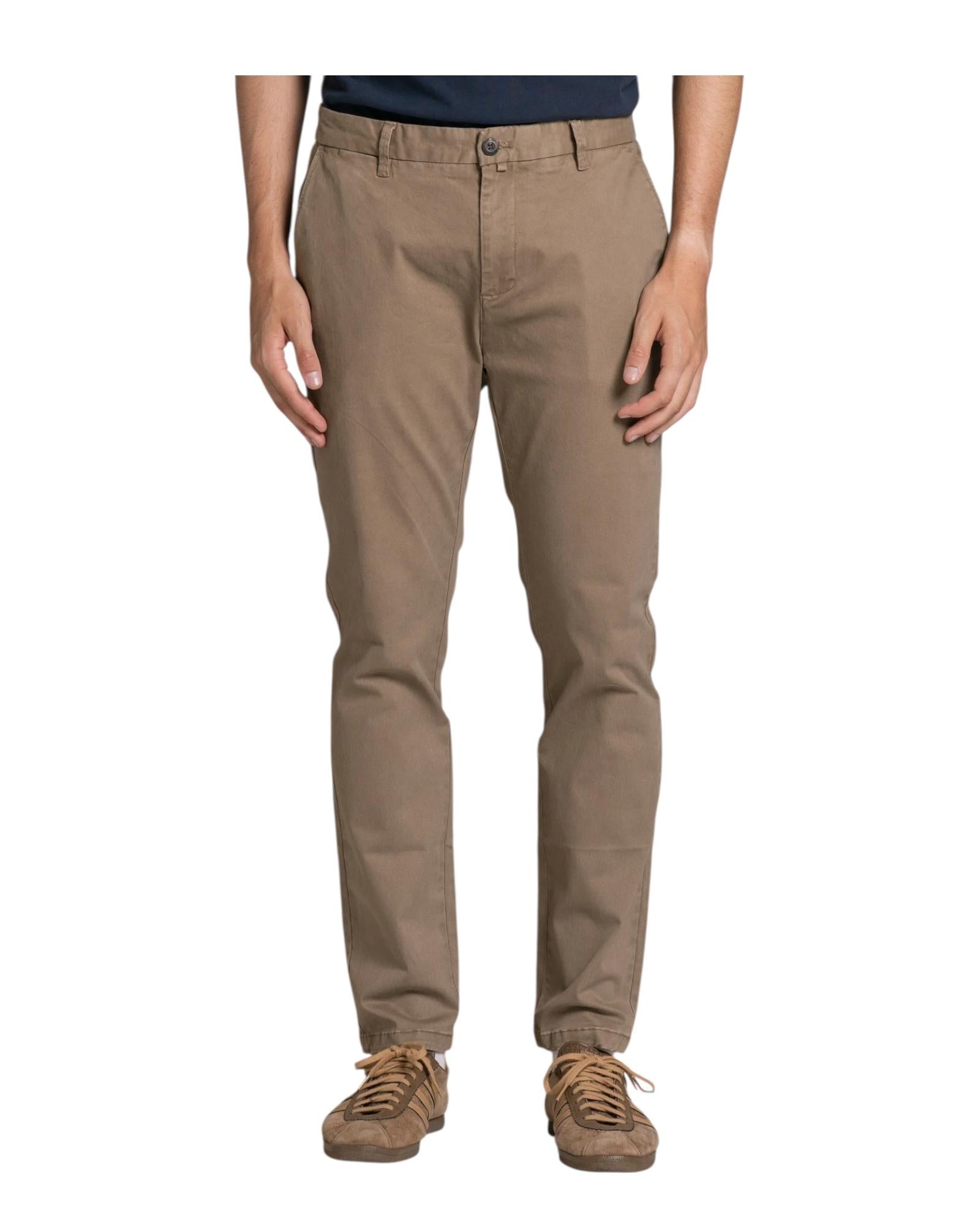Pantalone in twill stretch Mud BRYAN TWSC43 IMPURE 