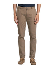 Pantalone in twill stretch Mud
