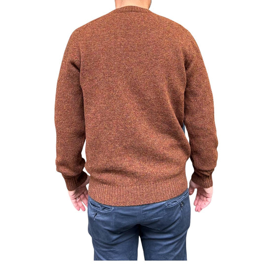 Maglione girocollo in lana Rust W9001 RUST BL'KER 