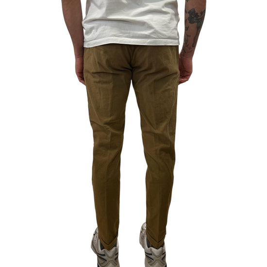 Pantalone Regent misto lino Jungle 017 REGENT MISTO LINO OLD JUNGLE MODFITTERS 