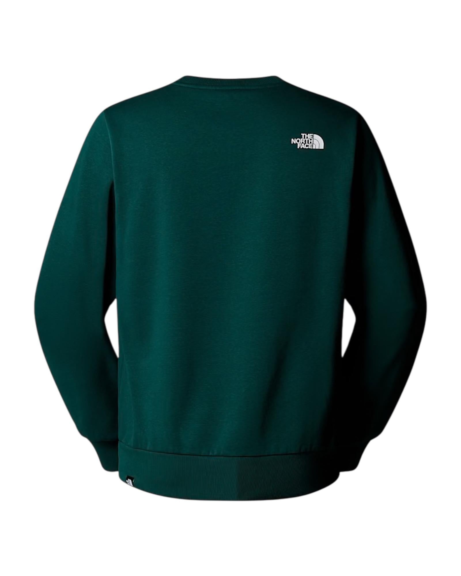 Felpa Simple Dome Hunter Green Uomo NF0A89FB HUNTER GREEN THE NORTH FACE 