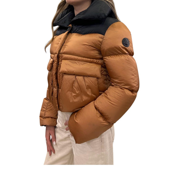 Piumino crop Rame CHANTEL B01 MUSEUM 
