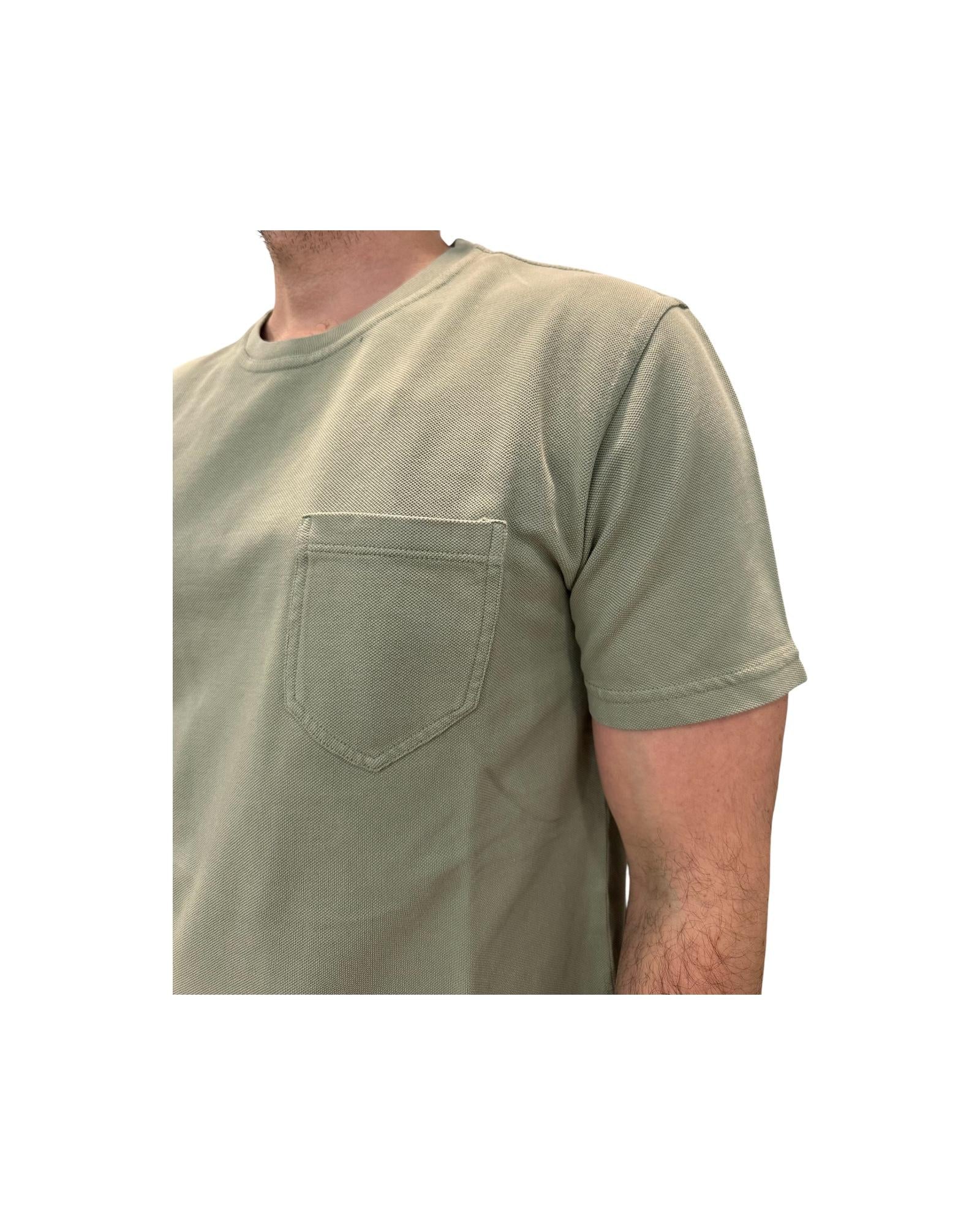 T-shirt Uomo Orchard Piquet, sage. 1003 SAGE BL'KER 